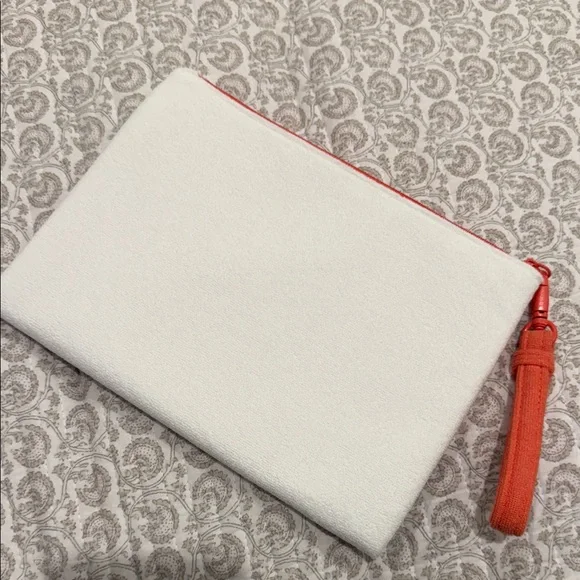 Christian Dior White and Red Wristlet - Picture 2 of 7